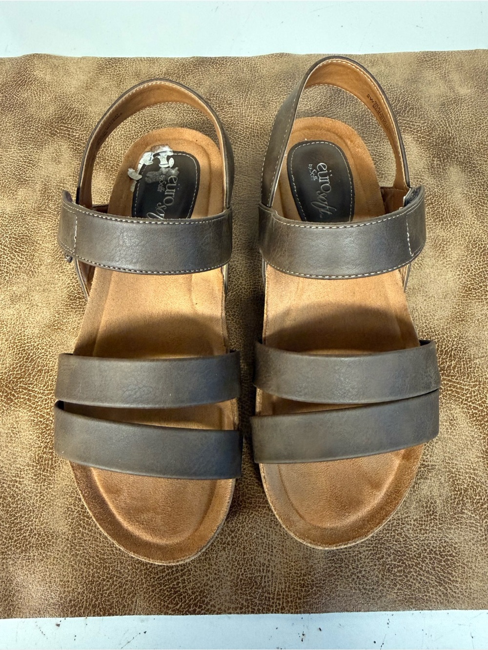 Everyday Comfort Brown Slingback Sandals